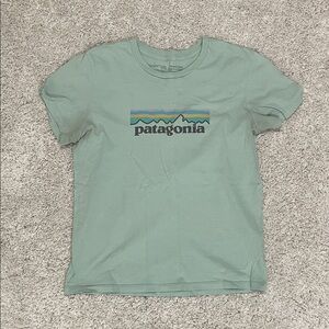 Patagonia Teal Graphic Tee